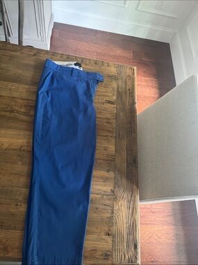 Talbots Bright Blue Cropped Chinos
